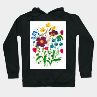 Watercolor floral 3 Hoodie